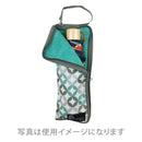 和柄テキスタイル 折り畳み傘袋‐七宝／鶯色（わがらてきすたいる 折りたたみ傘ケース-しっぽう／うぐいすいろ）