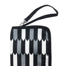 和柄テキスタイル 折り畳み傘袋‐矢絣／黒檀（わがらてきすたいる 折りたたみ傘ケース-やがすり／こくたん）