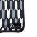 和柄テキスタイル 折り畳み傘袋‐矢絣／黒檀（わがらてきすたいる 折りたたみ傘ケース-やがすり／こくたん）