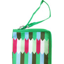 和柄テキスタイル 折り畳み傘袋‐矢絣／翡翠（わがらてきすたいる 折りたたみ傘ケース-やがすり／ひすい）