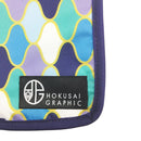 和柄テキスタイル 折り畳み傘袋‐網目／濃紺（わがらてきすたいる 折りたたみ傘ケース-あみめ／のうこん）