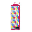 和柄テキスタイル 折り畳み傘袋‐網目／梅重（わがらてきすたいる 折りたたみ傘ケース-あみめ／うめがさね）