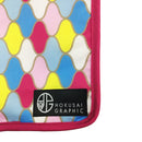 和柄テキスタイル 折り畳み傘袋‐網目／梅重（わがらてきすたいる 折りたたみ傘ケース-あみめ／うめがさね）