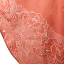 和柄テキスタイル 雨合羽‐牡丹（わがらてきすたいる レインコート-ぼたん）