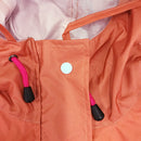 和柄テキスタイル 雨合羽‐牡丹（わがらてきすたいる レインコート-ぼたん）