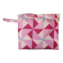 和柄テキスタイル 子供雨合羽‐ふうしゃ／もも（わがらてきすたいる キッズレインコート-ふうしゃ／もも）