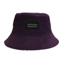 和柄テキスタイル リバーシブル雨帽子‐向日葵／朱鷺／60cm（わがらてきすたいる りばーしぶるレインハット‐ひまわり／とき／60cm）