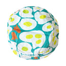 和柄テキスタイル リバーシブル雨帽子‐わらわべめだまやき／55cm（わがらてきすたいる りばーしぶるレインハット‐わらわべめだまやき／55cm）