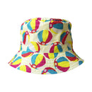 和柄テキスタイル リバーシブル雨帽子‐紙風船／淡黄／55cm（わがらてきすたいる りばーしぶるレインハット‐かみふうせん／たんこう／55cm）