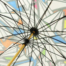 『Jay Shogo』和柄テキスタイル 16本長傘‐PAPER PLANES（ジェイ・ショウゴ　わがらてきすたいるじゅうろっぽんながかさ-かみひこうき）