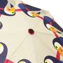 和柄テキスタイル 三つ折り畳み傘‐大嘴／マゼンタ（わがらてきすたいる みつ折りたたみ傘‐おおはし）