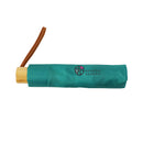 和柄テキスタイル 三つ折り畳み傘‐大嘴／シーグリーン（わがらてきすたいる みつ折りたたみ傘-おおはし）