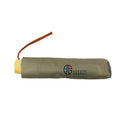 和柄テキスタイル 三つ折り畳み傘‐FLAMINGO／グレー（わがらてきすたいる みつ折りたたみ傘-ふらみんご）