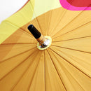 和柄テキスタイル 16本骨長傘‐りんご（わがらてきすたいる 16ぽんほねなががさ‐林檎）