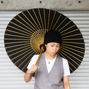 北斎番傘／黑（ほくさいばんがさ／くろ）