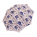 和柄テキスタイル 天然竹日傘‐百合（わがらてきすたいる てんねんだけひがさ-ゆり）