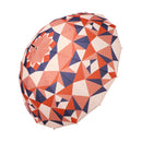 和柄テキスタイル 16本骨長傘‐万華鏡／紅（わがらてきすたいる 16ぽんほねなががさ‐まんげきょう／べに）