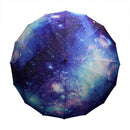 和柄テキスタイル 16本骨長傘‐宇宙（わがらてきすたいる 16ぽんほねなががさ‐うちゅう）