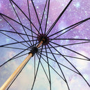 和柄テキスタイル 16本骨長傘‐宇宙（わがらてきすたいる 16ぽんほねなががさ‐うちゅう）