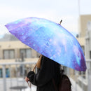 和柄テキスタイル 16本骨長傘‐宇宙（わがらてきすたいる 16ぽんほねなががさ‐うちゅう）