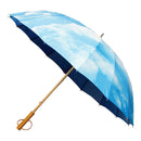 和柄テキスタイル 16本骨長傘‐空（わがらてきすたいる 16ぽんほねなががさ‐そら）