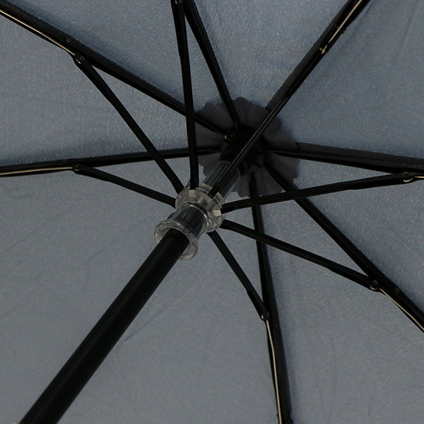 和柄テキスタイル 三つ折り畳み傘‐桔梗／ネイビー（わがらてきすたいる みつ折りたたみ傘-ききょう）