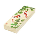 化粧桐箱 中-新緑に鯉(けしょうきりばこ ちゅう-しんりょくにこい)