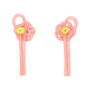 伝統水引細工耳刺‐変わり梅（でんとうみずひきざいくピアス‐かわりうめ）