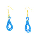 伝統水引細工耳刺‐茗荷結び（でんとうみずひきざいくピアス‐みょうがむすび）