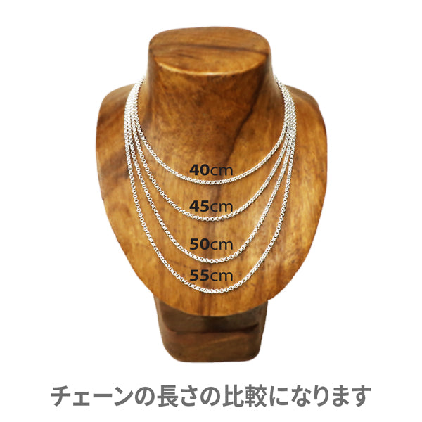 ちび丸首鎖／男・女｜和のシルバーアクセサリーブランド［かすう工房］