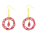 伝統水引細工耳刺‐あいおい結び（でんとうみずひきざいくピアス‐あいおいむすび）