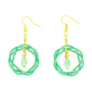 伝統水引細工耳刺‐あいおい結び（でんとうみずひきざいくピアス‐あいおいむすび）