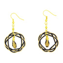 伝統水引細工耳刺‐あいおい結び（でんとうみずひきざいくピアス‐あいおいむすび）