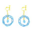 伝統水引細工耳飾‐あいおい結び（でんとうみずひきざいくイヤリング‐あいおいむすび）