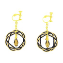 伝統水引細工耳飾‐あいおい結び（でんとうみずひきざいくイヤリング‐あいおいむすび）