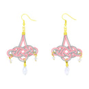 伝統水引細工耳刺‐シャンデリア（でんとうみずひきざいくピアス‐しゃんでりあ）