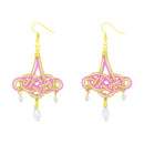 伝統水引細工耳刺‐シャンデリア（でんとうみずひきざいくピアス‐しゃんでりあ）