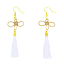 伝統水引細工耳刺‐二重叶結び（でんとうみずひきざいくピアス‐にじゅうかないむすび）