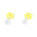 伝統水引細工耳刺‐二連梅（でんとうみずひきざいくピアス‐にれんうめ）