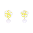 伝統水引細工耳刺‐雪解け（でんとうみずひきざいくピアス‐ゆきどけ）