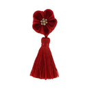 伝統つまみ捻り簪‐枝垂梅（でんとうつまみスクリューピン‐えだしだれ）