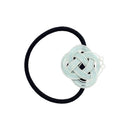 伝統水引細工髪留め‐真珠菜の花（でんとうみずひきざいくヘアゴム‐しんじゅなのはな）