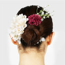 優艶菊花髪飾り（ゆうえんダリアヘアクリップ）