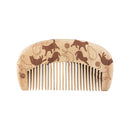 京丸型櫛-さんぽ猫/椿に猫/桜に猫(きょうまるがたぐし-さんぽねこ/つばきにねこ/さくらにねこ)