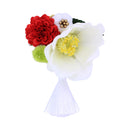 爛漫祝い椿髪飾り（らんまんいわいつばきヘアクリップ）