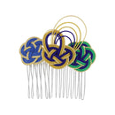 伝統水引細工髪飾り‐変わり籠目（でんとうみずひきざいくヘアコーム‐かわりかごめ）