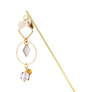 フロストグラス一本簪‐菱（ふろすとぐらすいっぽんかんざし‐ひし）