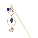 フロストグラス一本簪‐菱（ふろすとぐらすいっぽんかんざし‐ひし）