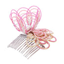 伝統水引細工髪飾-絢爛花葉(でんとうみずひきざいくヘアコーム-けんらんかよう)