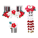 ＜伝統つまみ簪＞七五三玉梅簪（しちごさんたまうめかんざし）